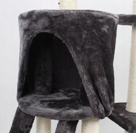 Scratcher cat booth tree bed Cottage posts 138cm 6 levels (F014) Brand no brand
