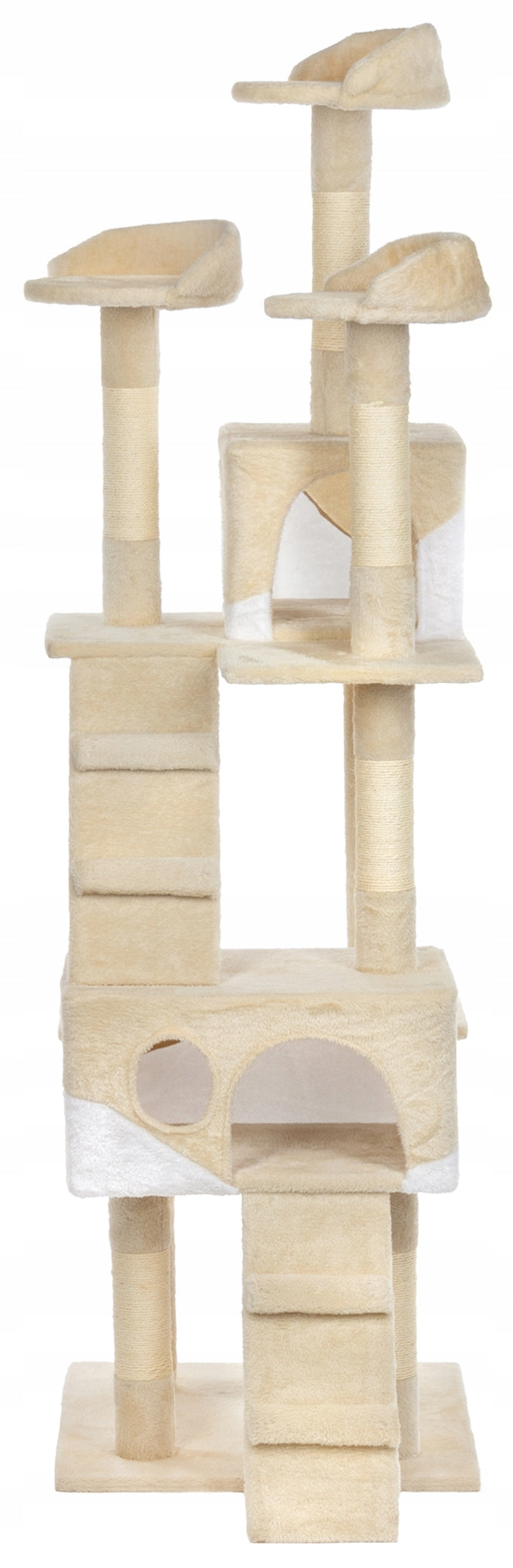 Scratcher high Funfit Home&Office beige sisal 170 cm 5 levels Brand Funfit Home&Office