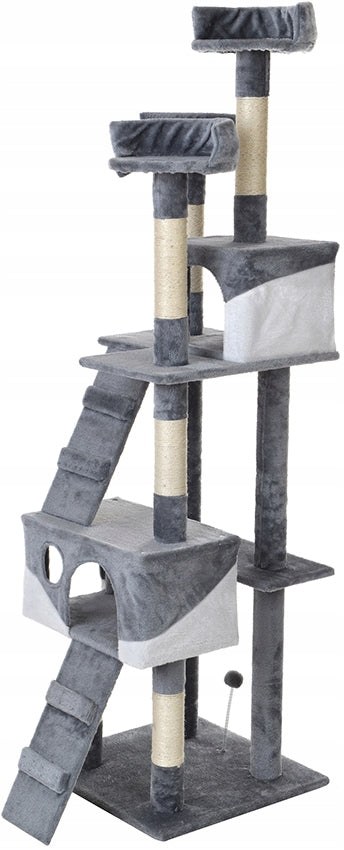 Scratcher high Funfit Home&Office grey sisal 170 cm 5 levels Brand Funfit Home&Office