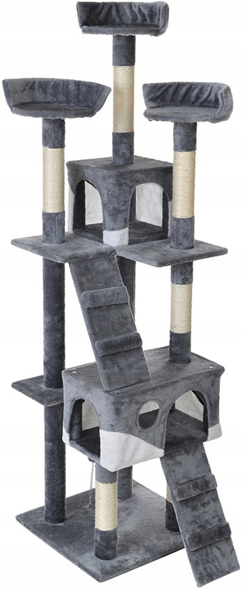 Scratcher high Funfit Home&Office grey sisal 170 cm 5 levels