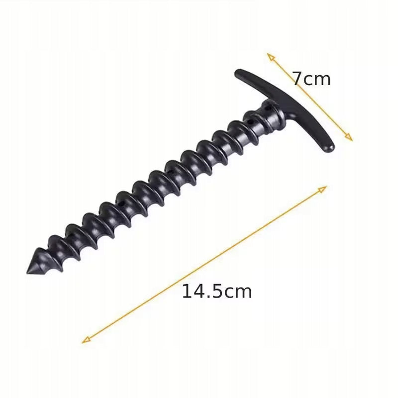 Screw-In Anchors for Tent Herrings for Tent Pins 6pcs Manufacturer code Śledzie-namiotowe 6szt