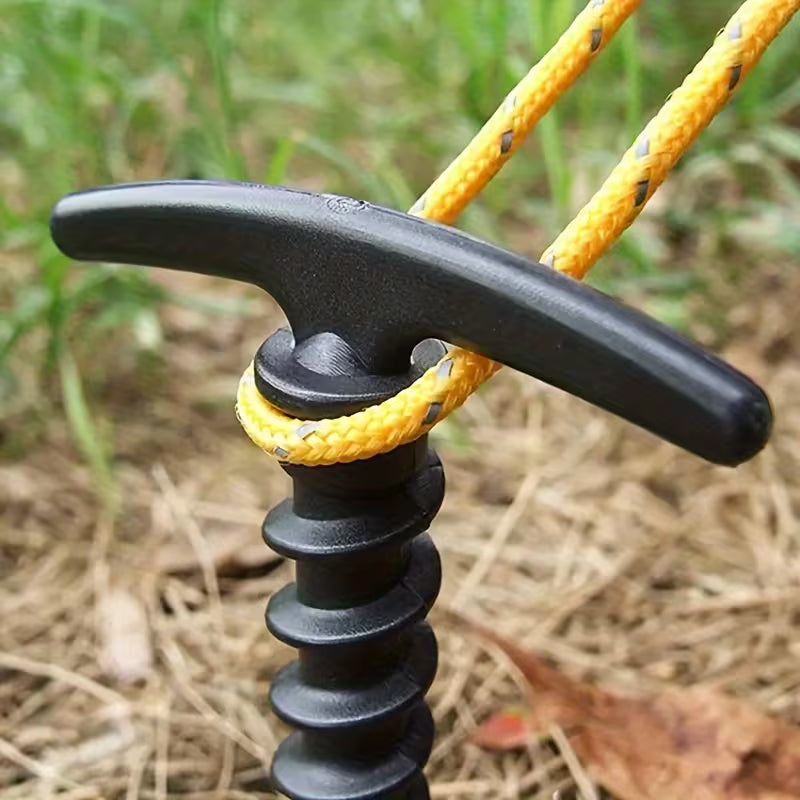 Screw-In Anchors for Tent Herrings for Tent Pins 6pcs Packaging status original