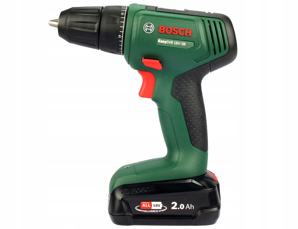 Screwdriver EasyDrill 18V-38 BOSCH 1x2,0Ah + SUITCASE EAN (GTIN) 4053423233513