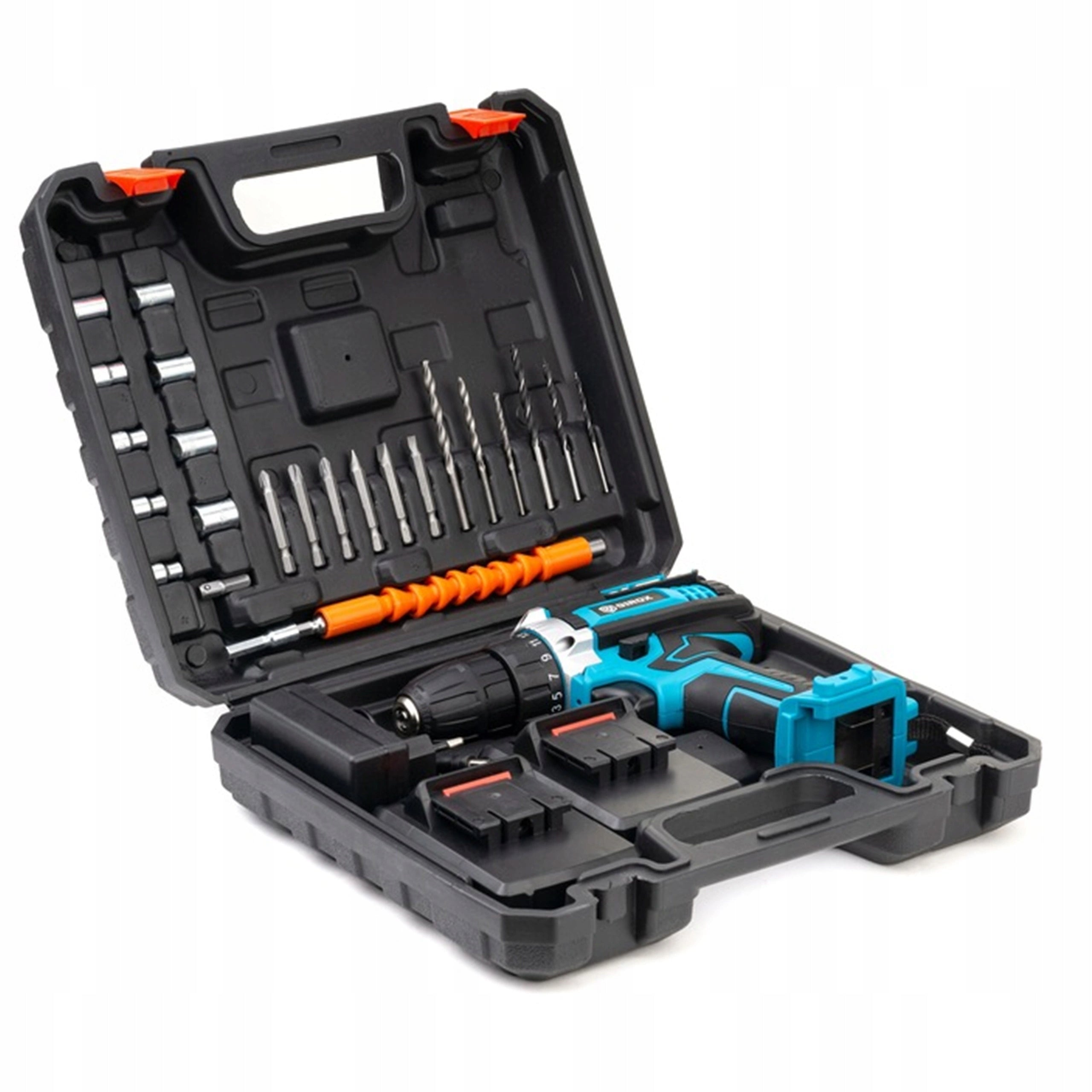 Screwdriver Impact Drill Cordless 21v 2x Rechargeable Batteries 2,5A Suitcase Packaging status original