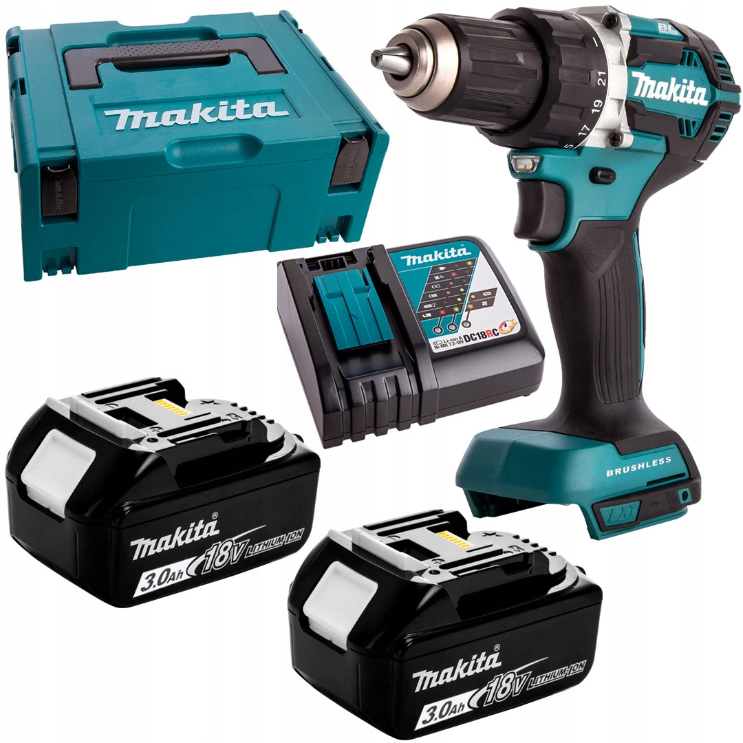 Screwdriver Makita DDF484RFJ LXT 18V 2x3Ah 54Nm suitcase