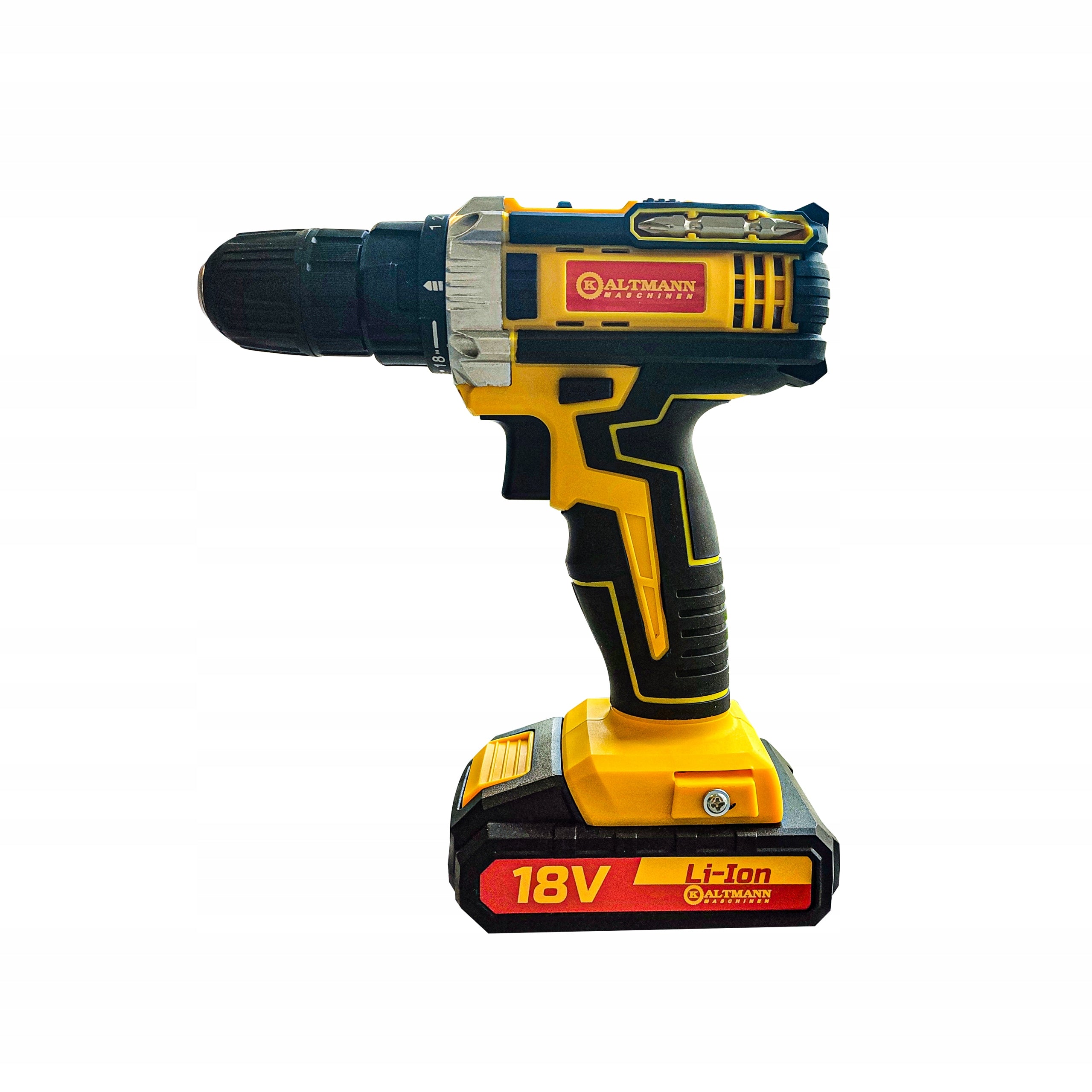 Screwdriver with feeder for DIY Kaltmann 2x Aku 2Ah + Suitcase Brand Kaltmann