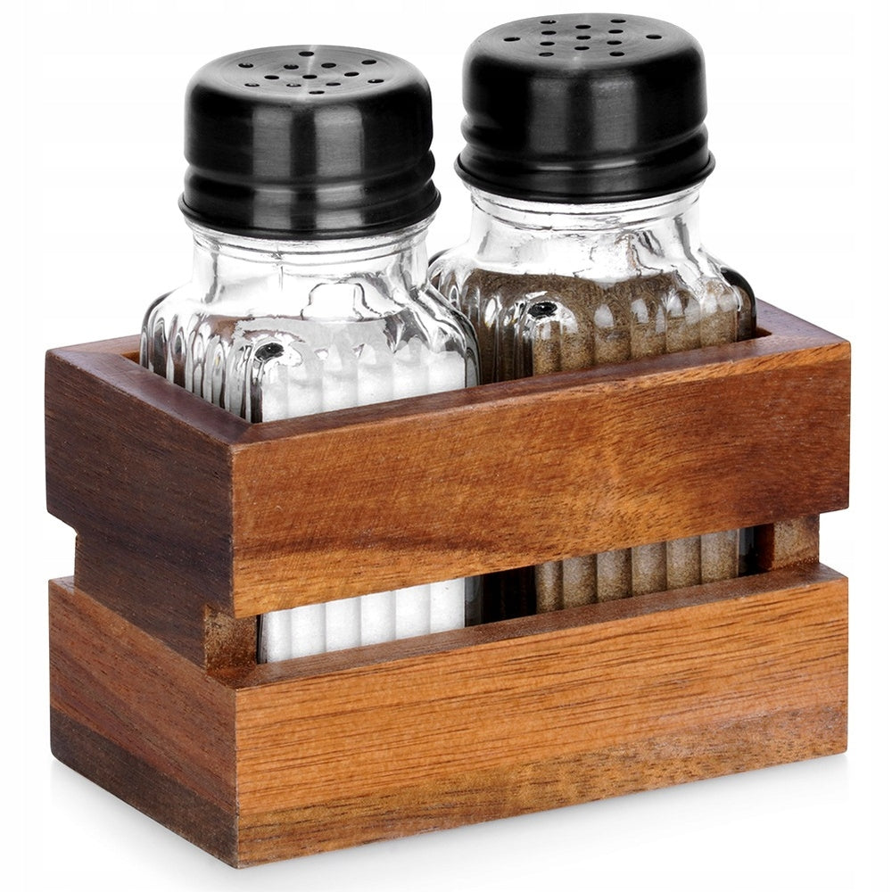 Seasoning SALT SHAKER PEPPER SHAKER set pepper salt containers rack