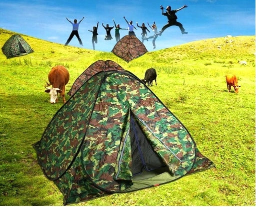 Self-ASSEMBLY TOURIST TENT 4-5-Person FAMILY CAMPING MACHINE Model TURYSZTYCZNY