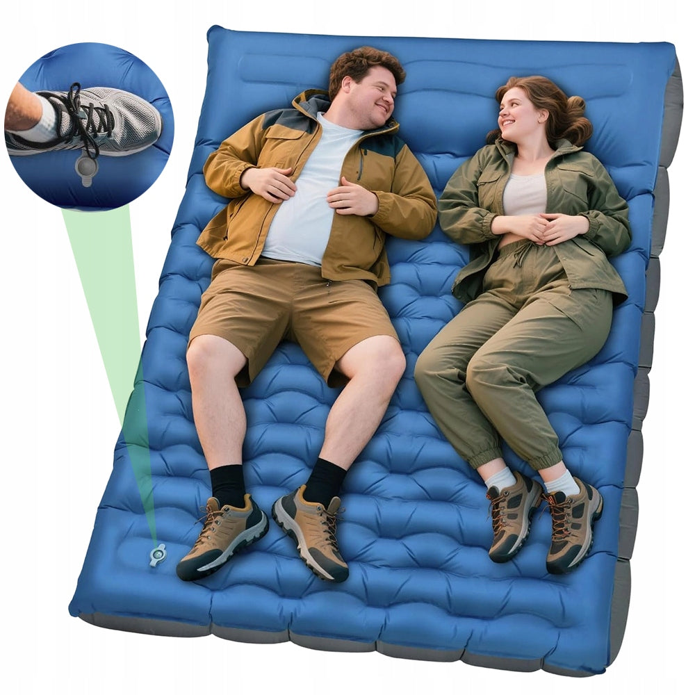 Self-Inflating Car Mat Tourist Double 190x140cm+ Cushions