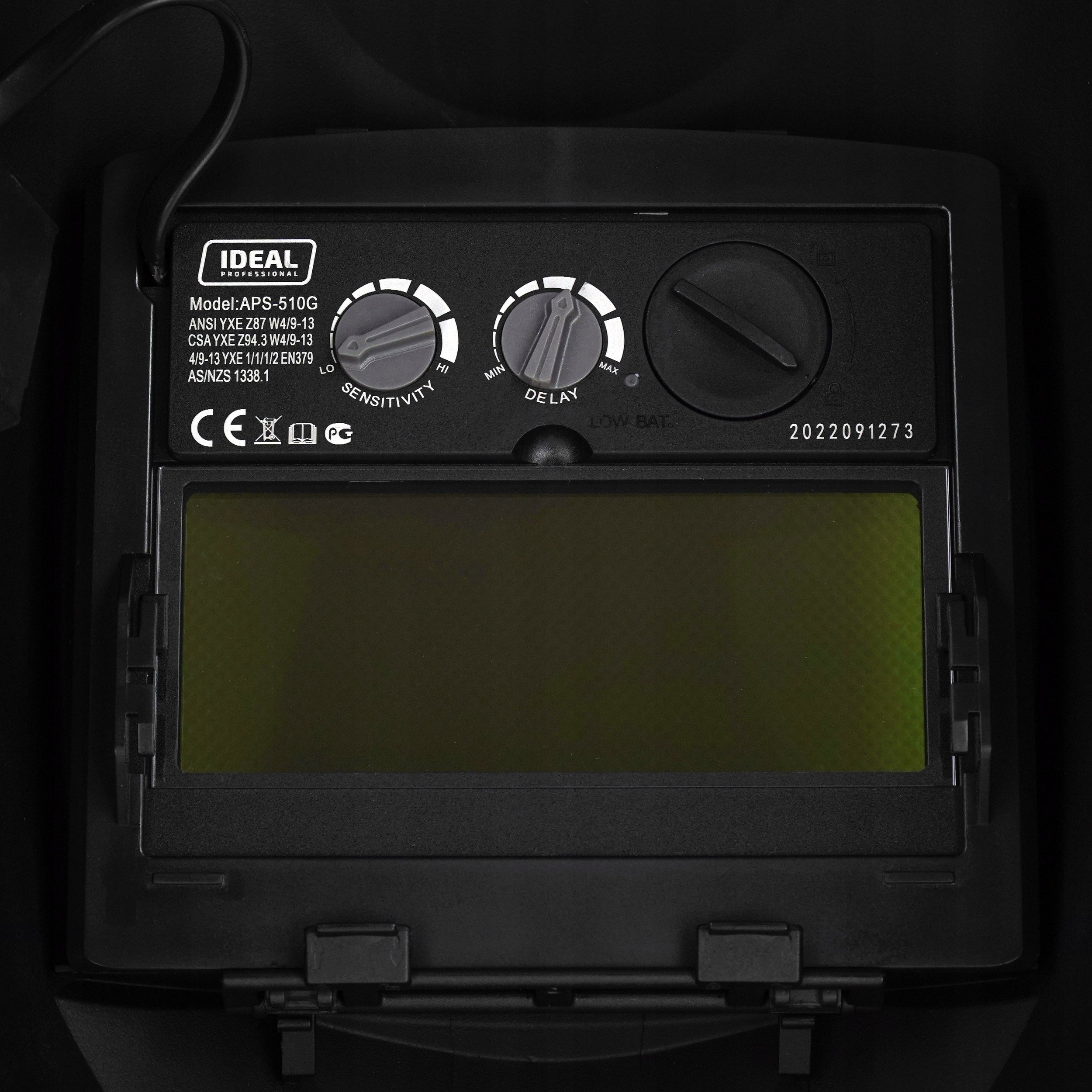 Self-tinting welding visor LCD Ideal Brand IDEAL