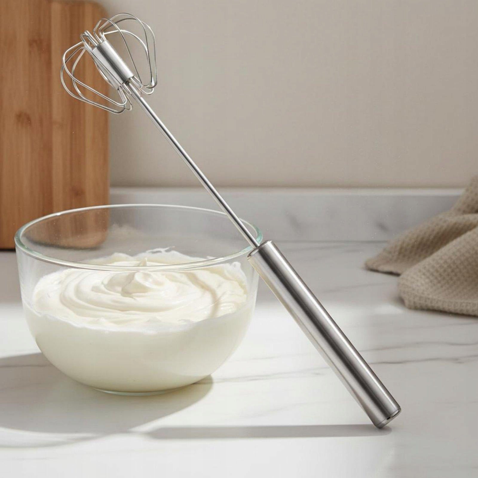 Semi Automatic Egg Whisk No Electricity Required Silver S
