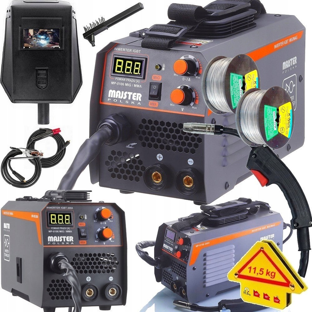 Semi-automatic Welding Machine MIG MAG MMA FLUX Set of 2X Wire