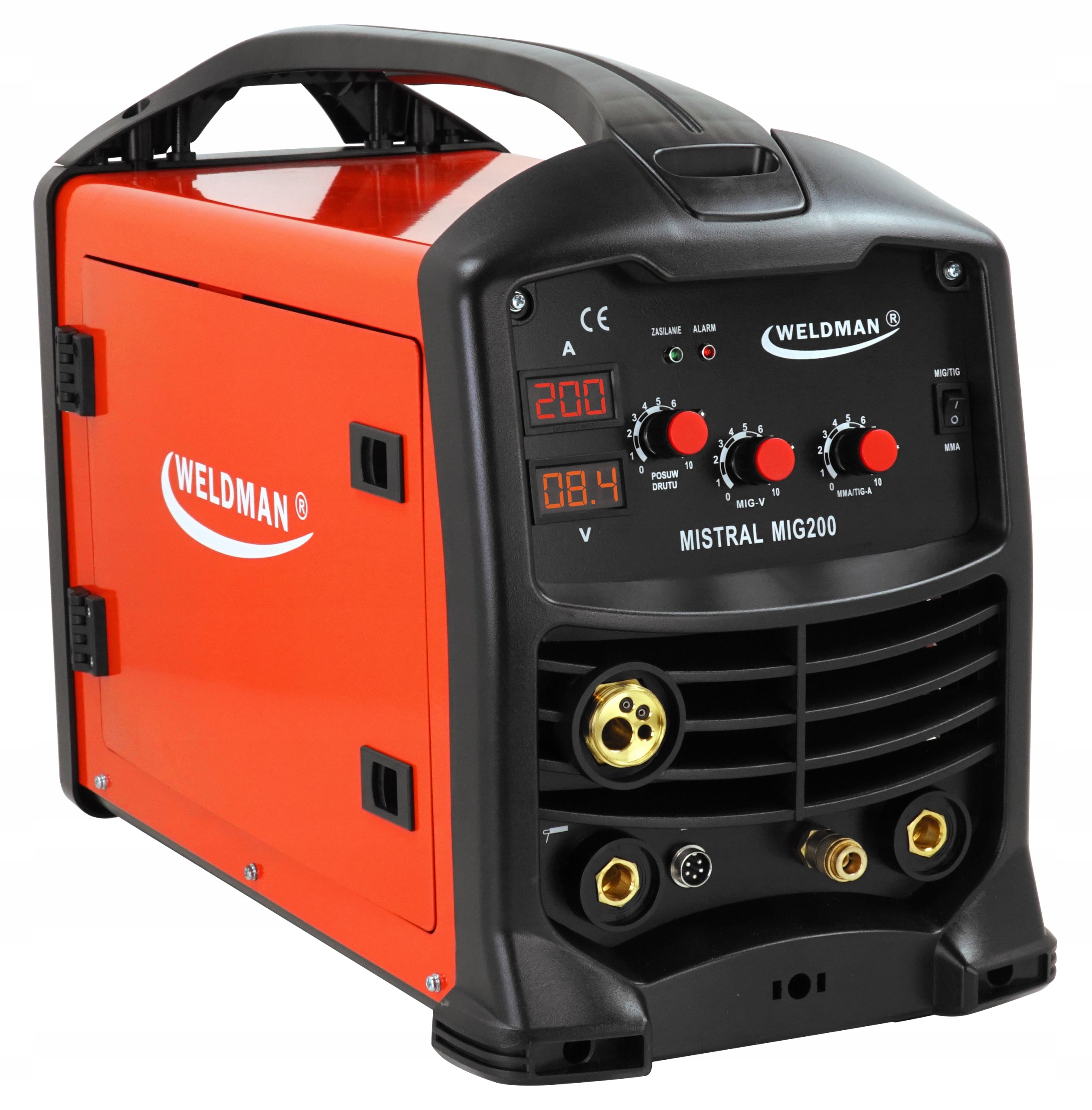 Semi-automatic welding machine mig/mag, mma, tig Weldman 50-200 A 230 V