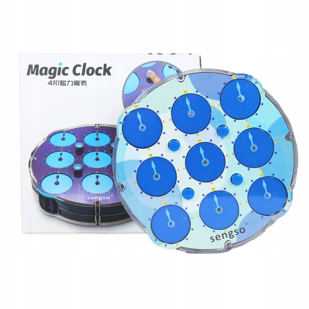 SengSo 4x4 Magnetic Clock - Blue Brand ShengShou