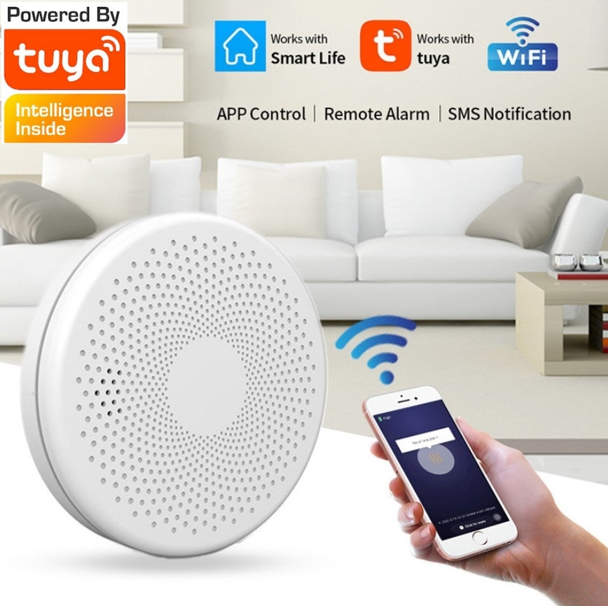 Sensor carbon monoxide detector CO smoke 2in1 wifi tuya grease certificate Manufacturer code CS11Wi