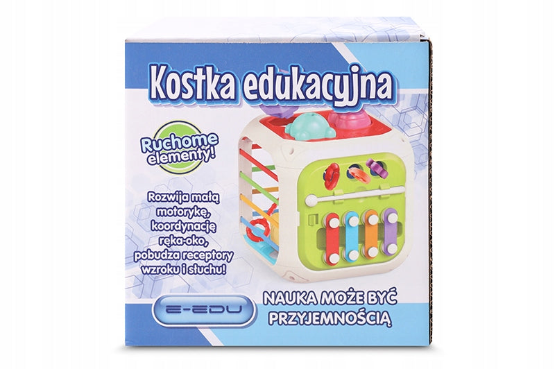 Sensory Educational Cube 18m+ 7 Functions E-Edu sorter Brand Artyk