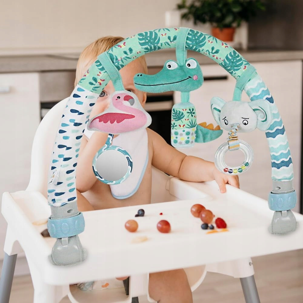 Sensory Headband for Stroller and Crib Educational Arch Toy 0+ Montessori Brand Plushyk