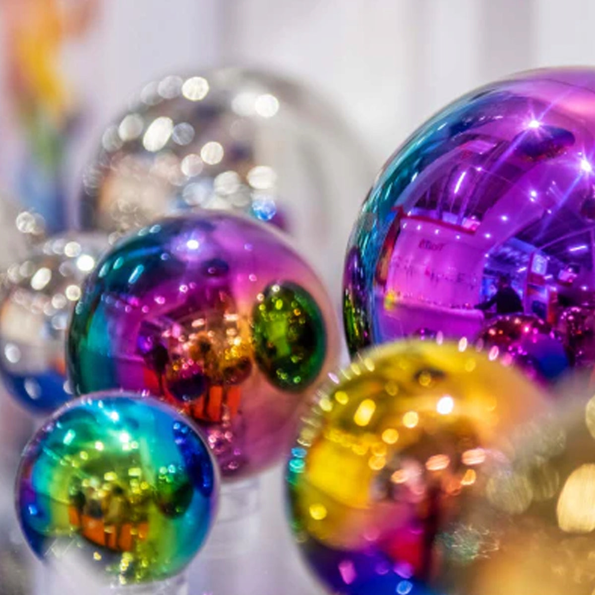 Sensory Mirror Balls for Kids Steel Set of 4 Manufacturer code 5060138829473