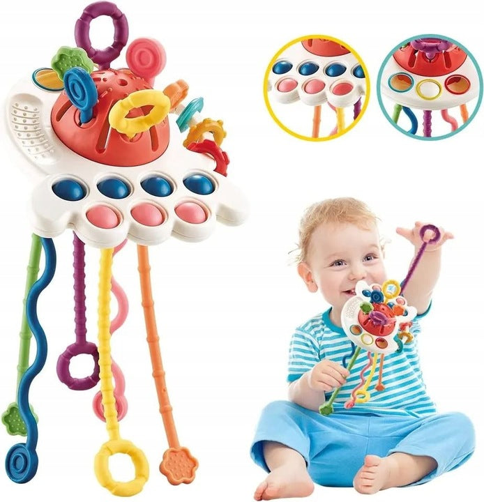 Sensory Montessori Skill Octopus Dragged Links