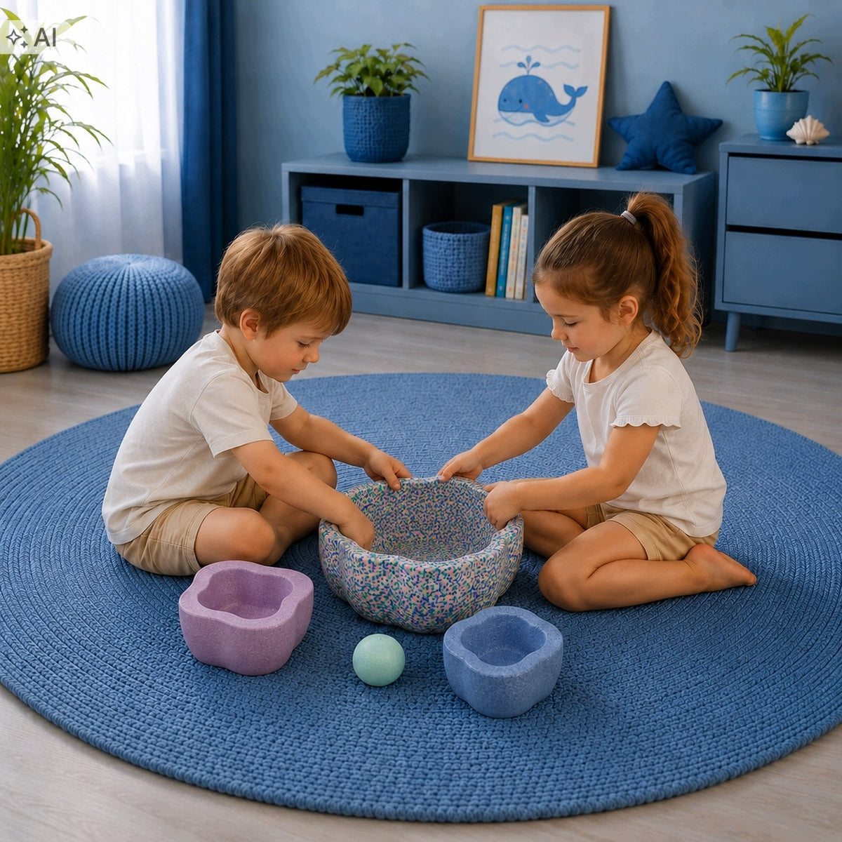 Sensory Path Balancing Stones XXL Balance Training PUZZLE 5 el Manufacturer code Dla dzieci asperger autyzm do szkoły żłobka