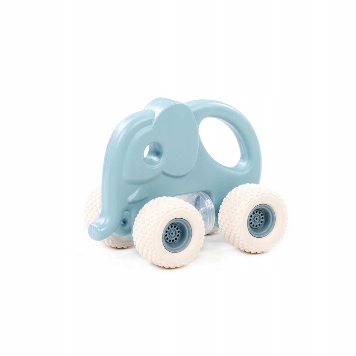 Sensory Rattle Elephant Baby Gripcar Rubber Wheels 1+ Packaging status original