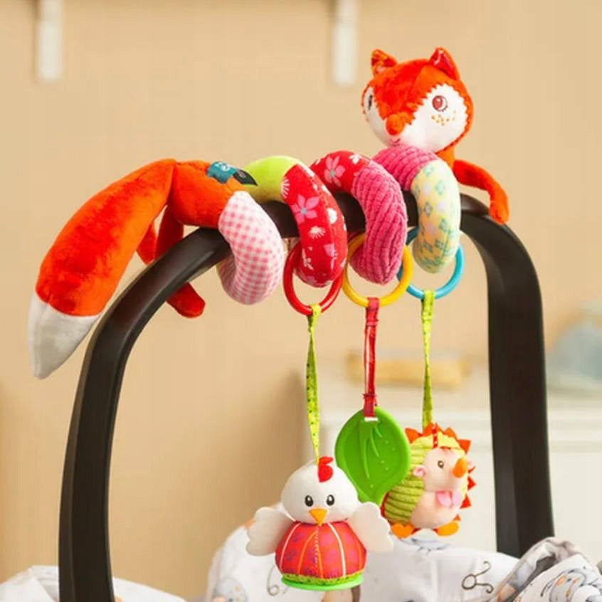 Sensory Spiral for Stroller Cot Fox Pendant for Infants 0+ Packaging status original