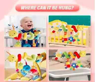 Sensory Spiral for Stroller and Baby Bed 0+ Brand no brand