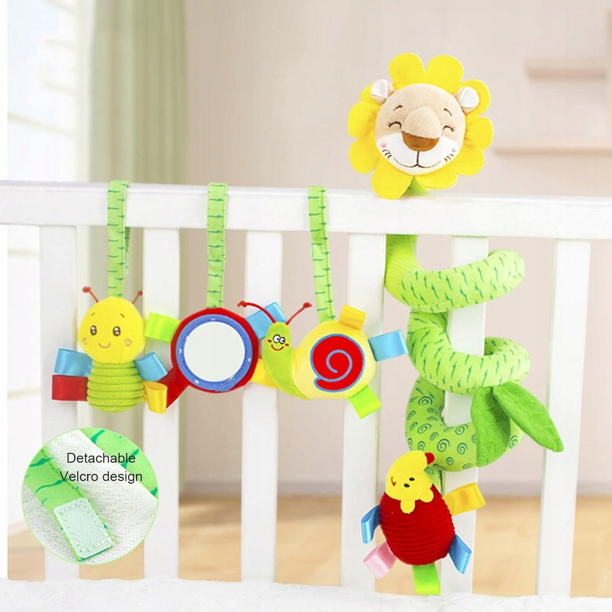 Sensory Spiral for Stroller and Baby Bed 0+ Montessori Toy Packaging status original