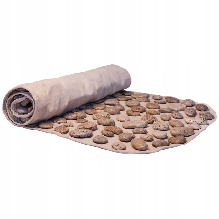 Sensory mat for foot massage "Natural stones" 110x40 cm Brand no brand