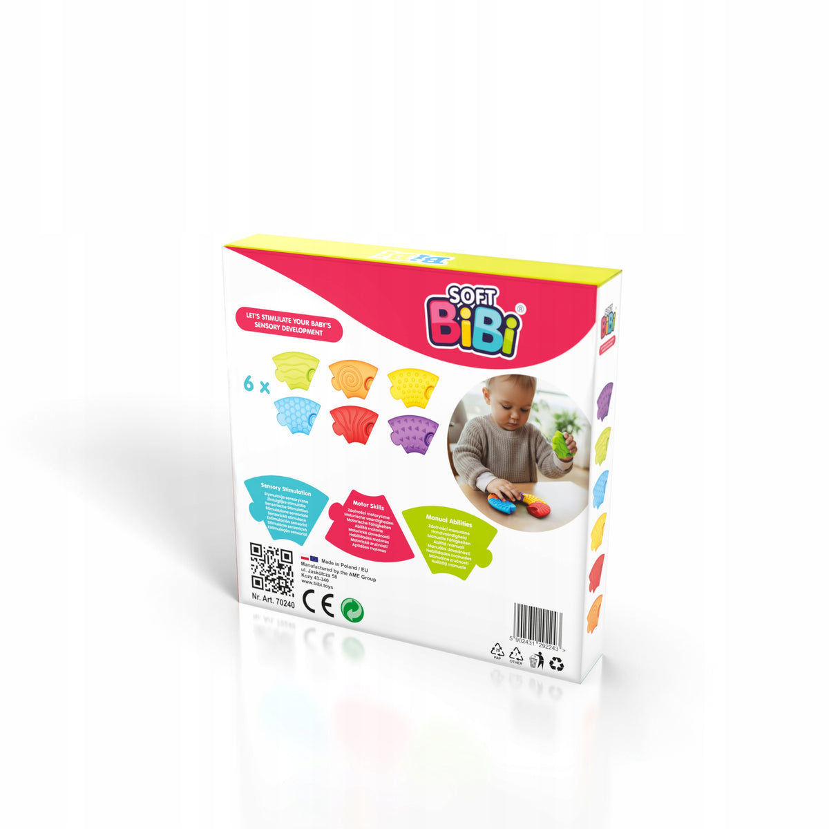 Sensory puzzle 6 elements Soft BiBi