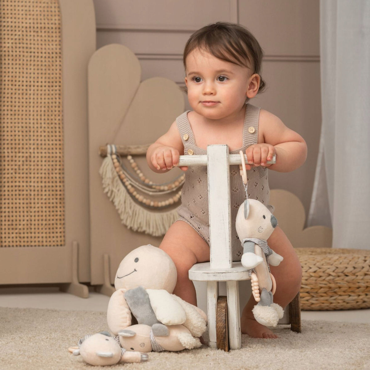 Sensory rattle for babies teether toy Lorelli bear Manufacturer code 10191360008