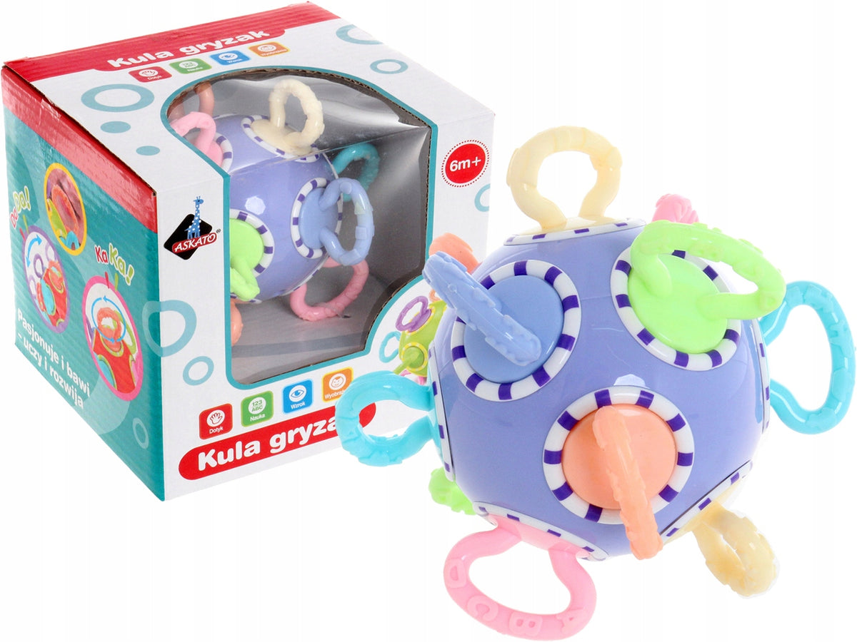 Sensory toy Askato Ball Teether 103556 Packaging status original