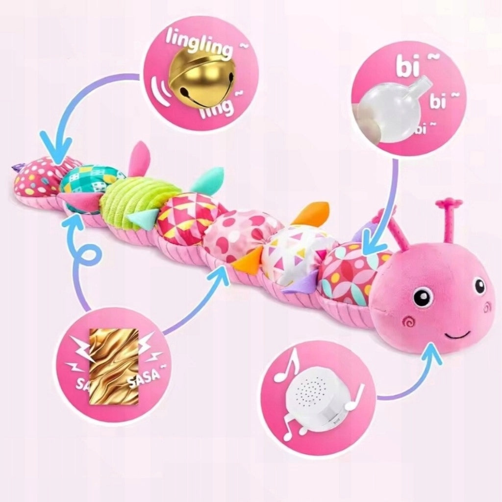Sensory toy plush music pink Packaging status original