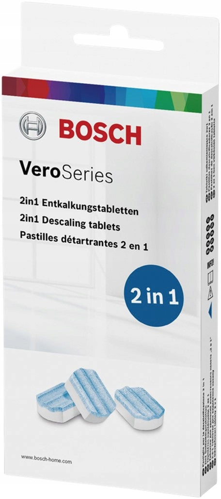 Set Bosch Descaling tablets TCZ8002A+Cleaning tablets TCZ8001A Brand Bosch