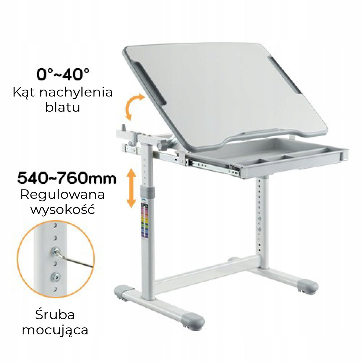 Set Children's desk and chair Study Star 66*47 см Manufacturer code Meble dla dzieci