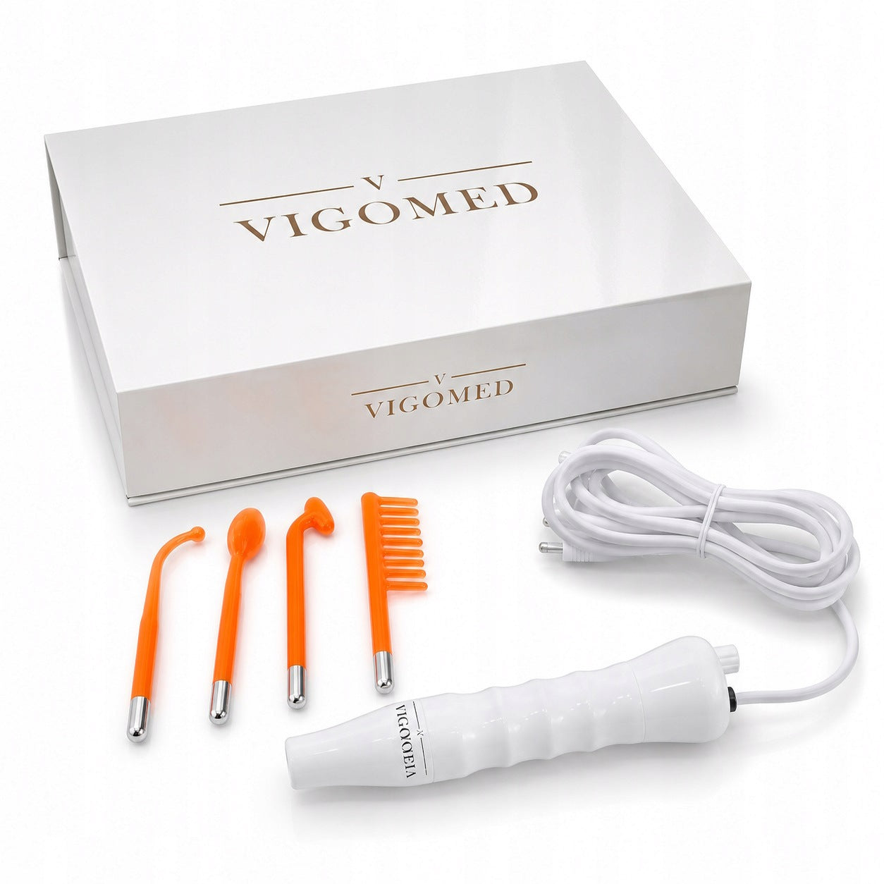 Set Darsonval Derma Wand Vigomed 30W 4 electrodes