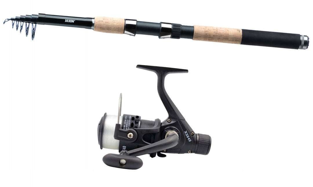 Set Fishing Rod JAXON 2,4 + reel Float Spinin