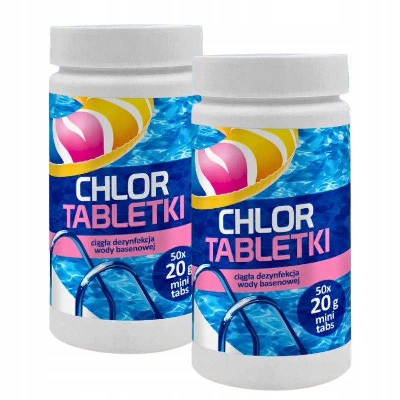 Set GAMIX 2 x Chlorine Shock Tablets | Chlorine for swimming pool |