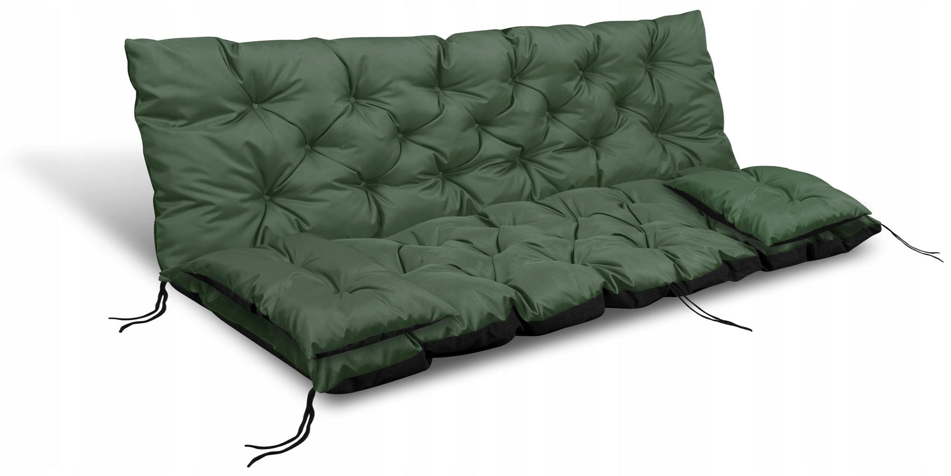 Set Garden Cushion 180x60x50 cm for Bench Swing Waterproof Green EAN (GTIN) 5906501505073