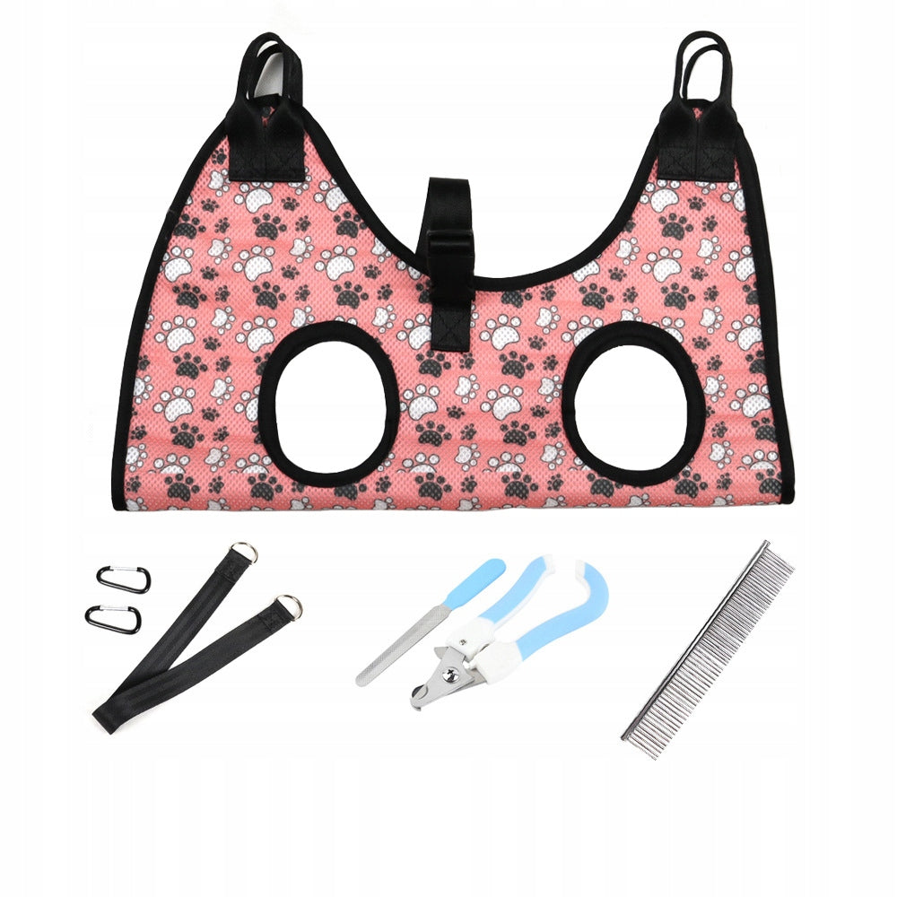Set Helper DOGLEMI Hammock Groomer Care for Cat Dog (0147-P)