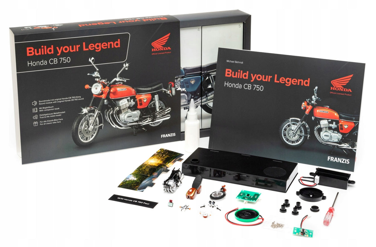 Set Honda CB 750 Scale 1:24 Franzis motorcycle set construction model Packaging status original