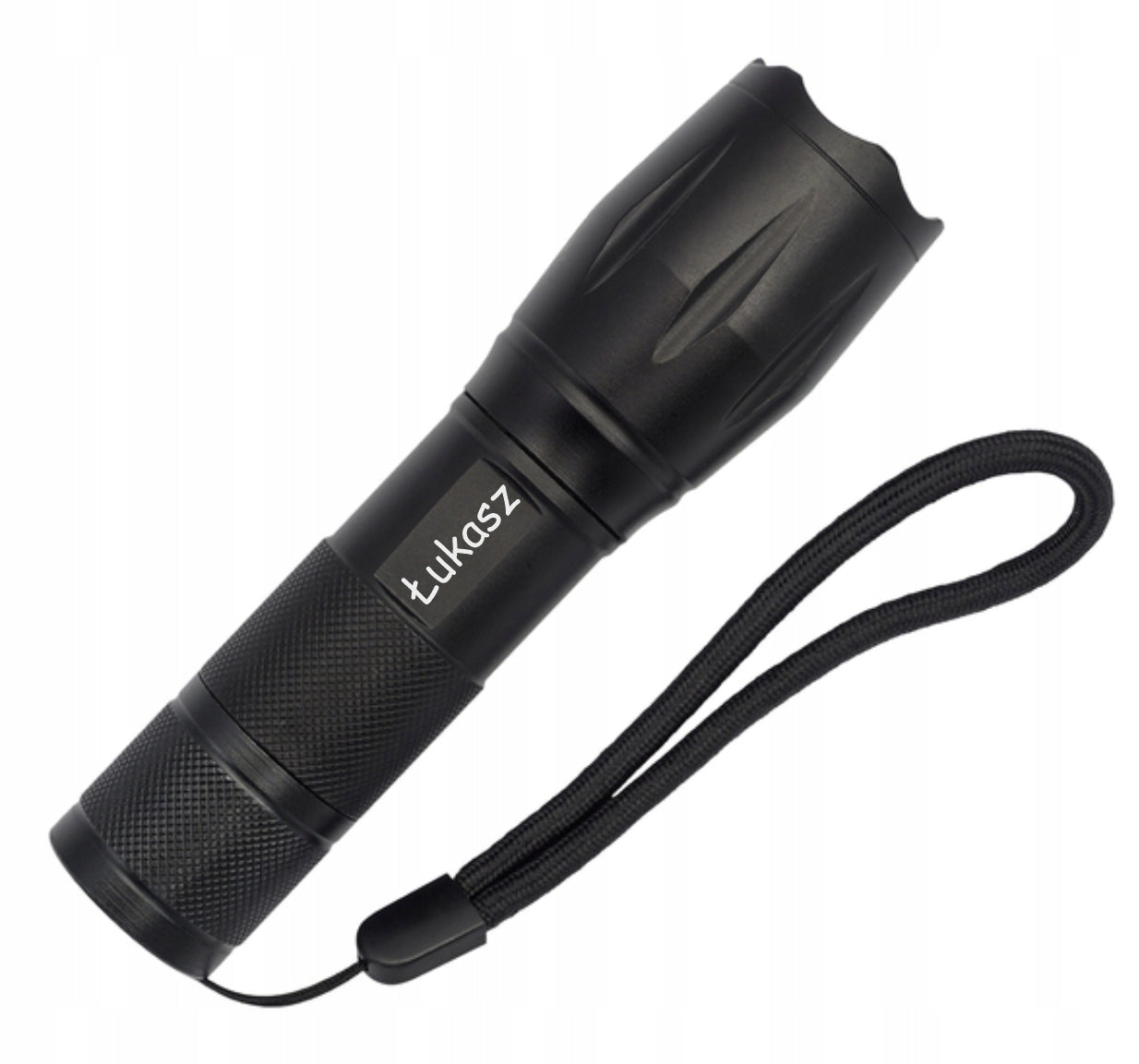 Set KNIFE Black Folding LED FLASHLIGHT with ENGRAVING FREEBIE for Grandpa's Dad Brand no brand