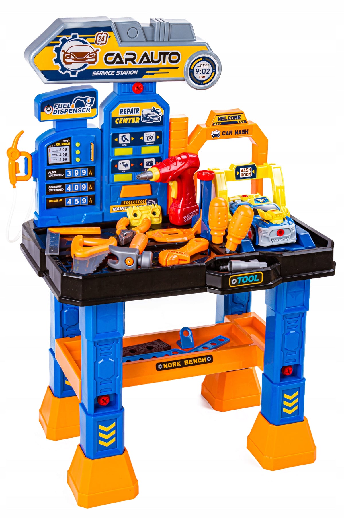 Set Mechanics Workshop Car Fuel Station Table Tools Car Wash Manufacturer code 661-442