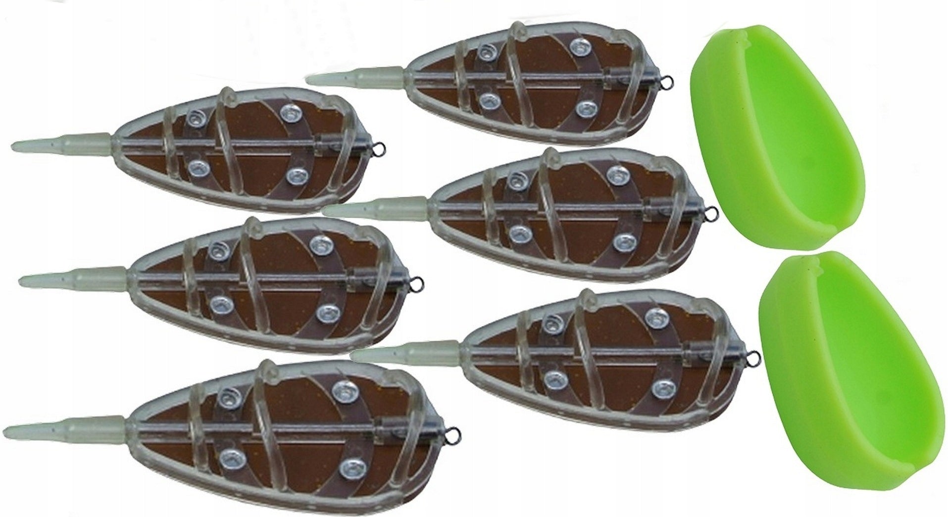 Set Method Feeder 6 x BASKET 15,20,25 GR METHOD FEEDER 2 x MOLD