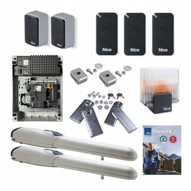Set NICE WINGO WG2024 up to 4M + 3 REMOTES ERA INTI2 + ELDC LAMP + PHOTO EPM