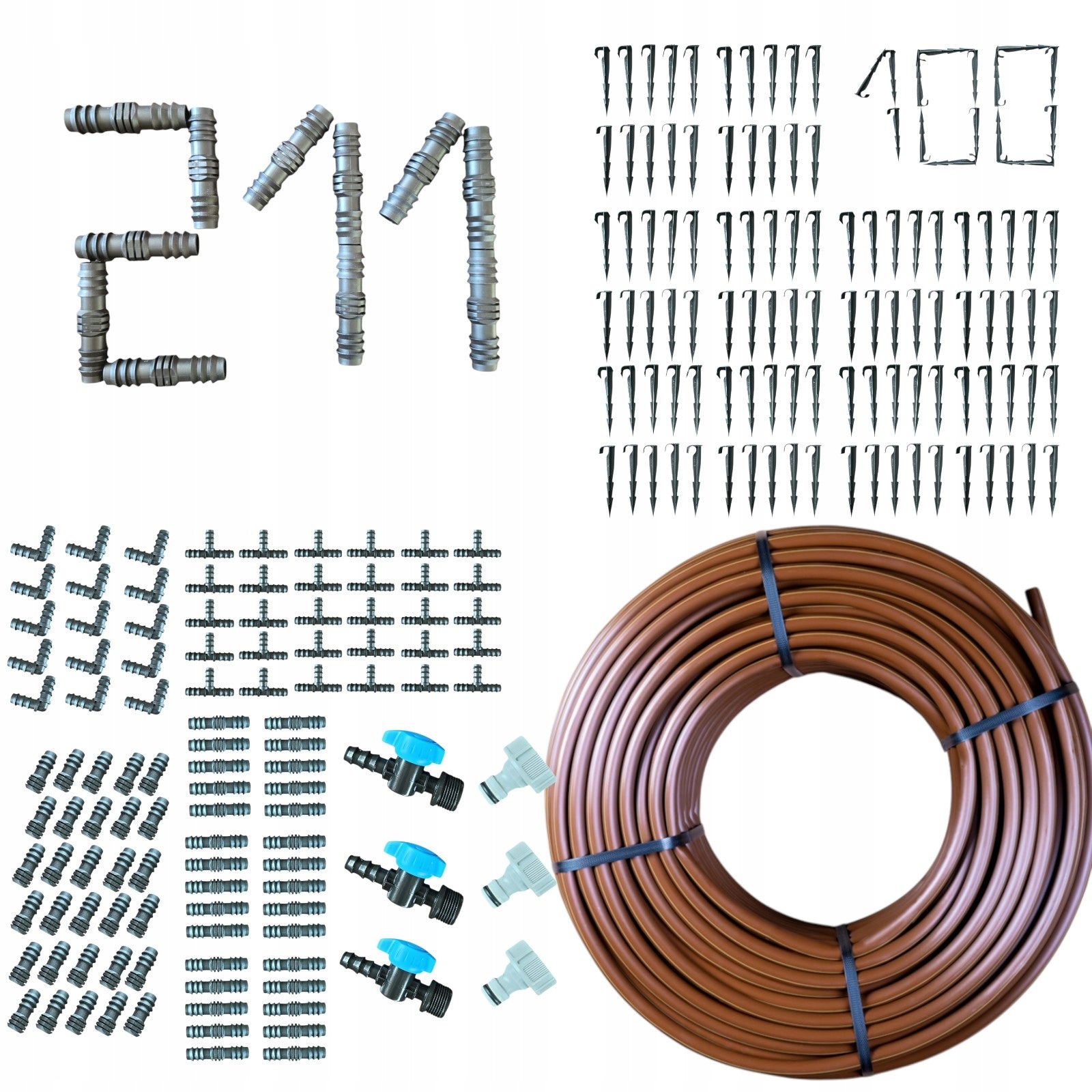 Set PREMIUM DRIP LINE RAIN BIRD PCD pressure compensation + 211el