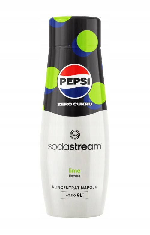 Set Water syrup SodaStream PEPSI LIME Zero 6x440 ml + Bag FREEBIE Packaging status original