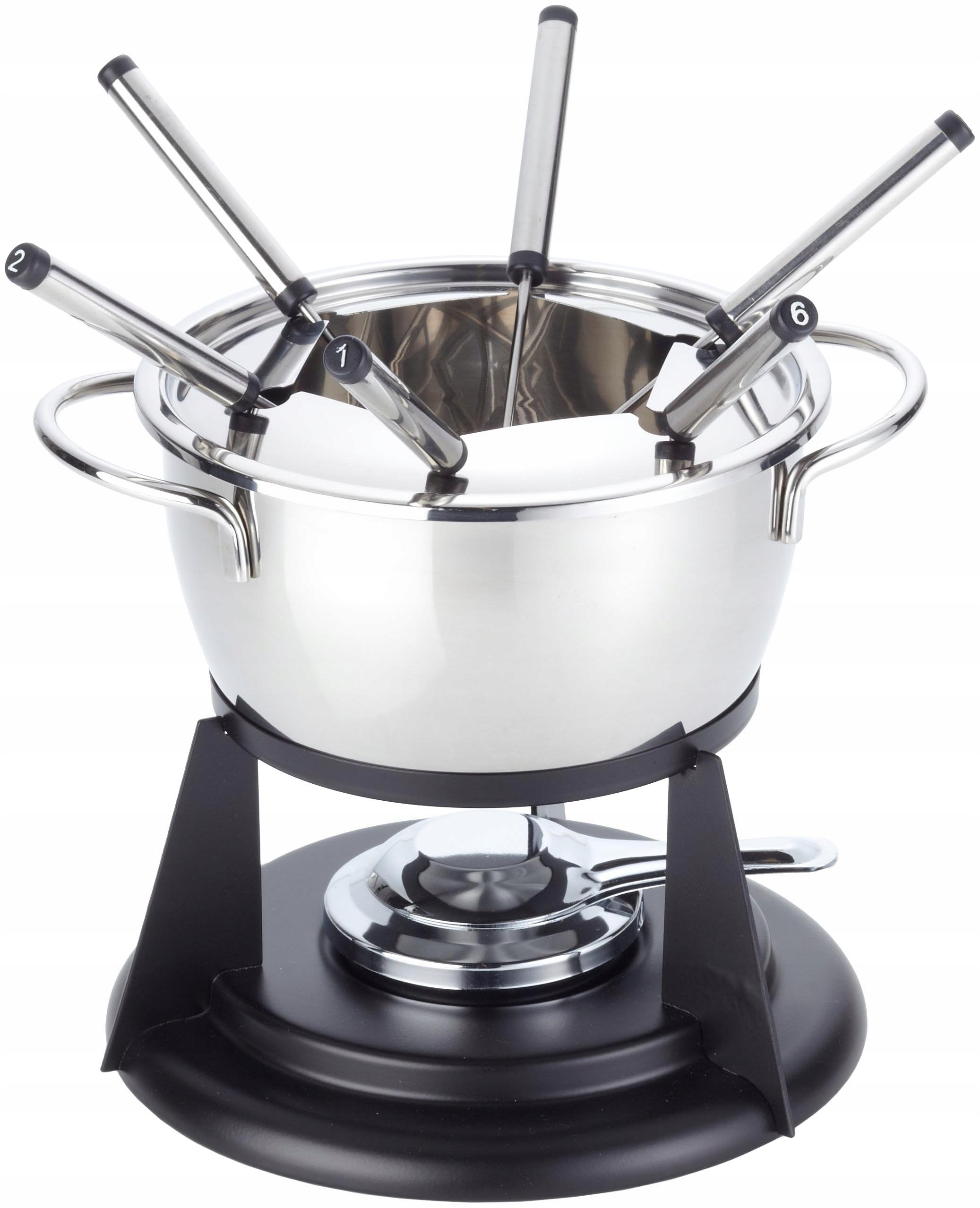 Set for Fondue Cheese Meat Kuchenprofi Steel 1,9 l