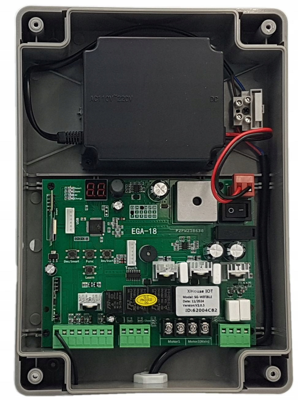 Set for double-leaf gate DE250WiFi 2x2,5m 400kg Wi-Fi 2xPilot Drive type for double-leaf gates