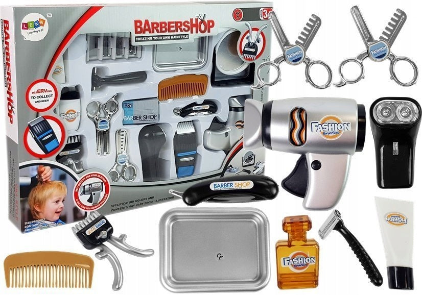 Set for small hairdresser HAIRDRESSER Barber Brand LEAN Toys